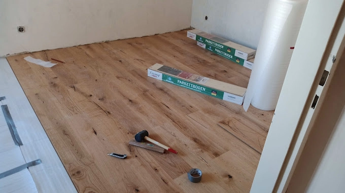 Parkettboden im Schlafzimmer