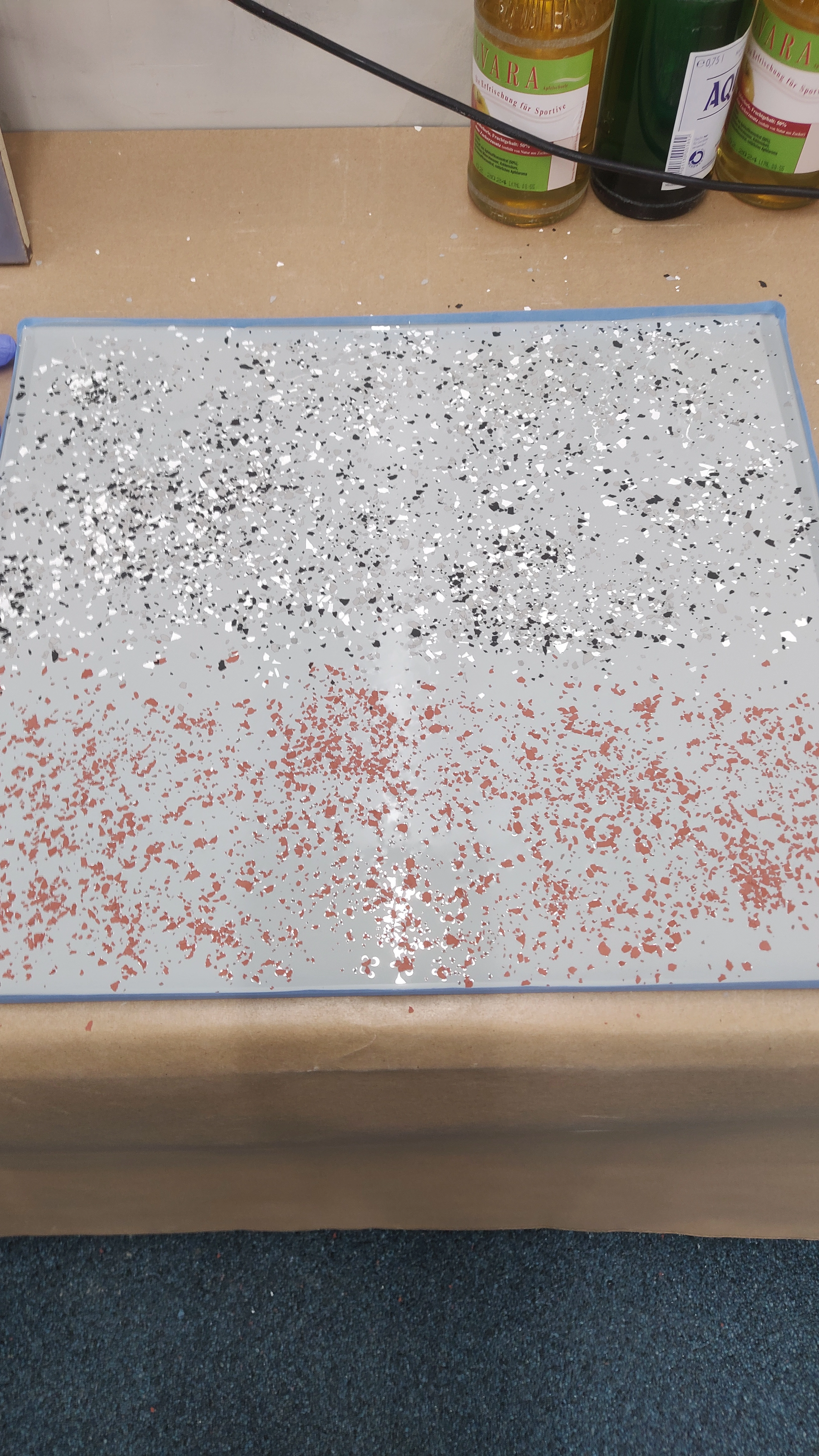 Epoxidharz Industrie-Boden mit Sandstruktur
